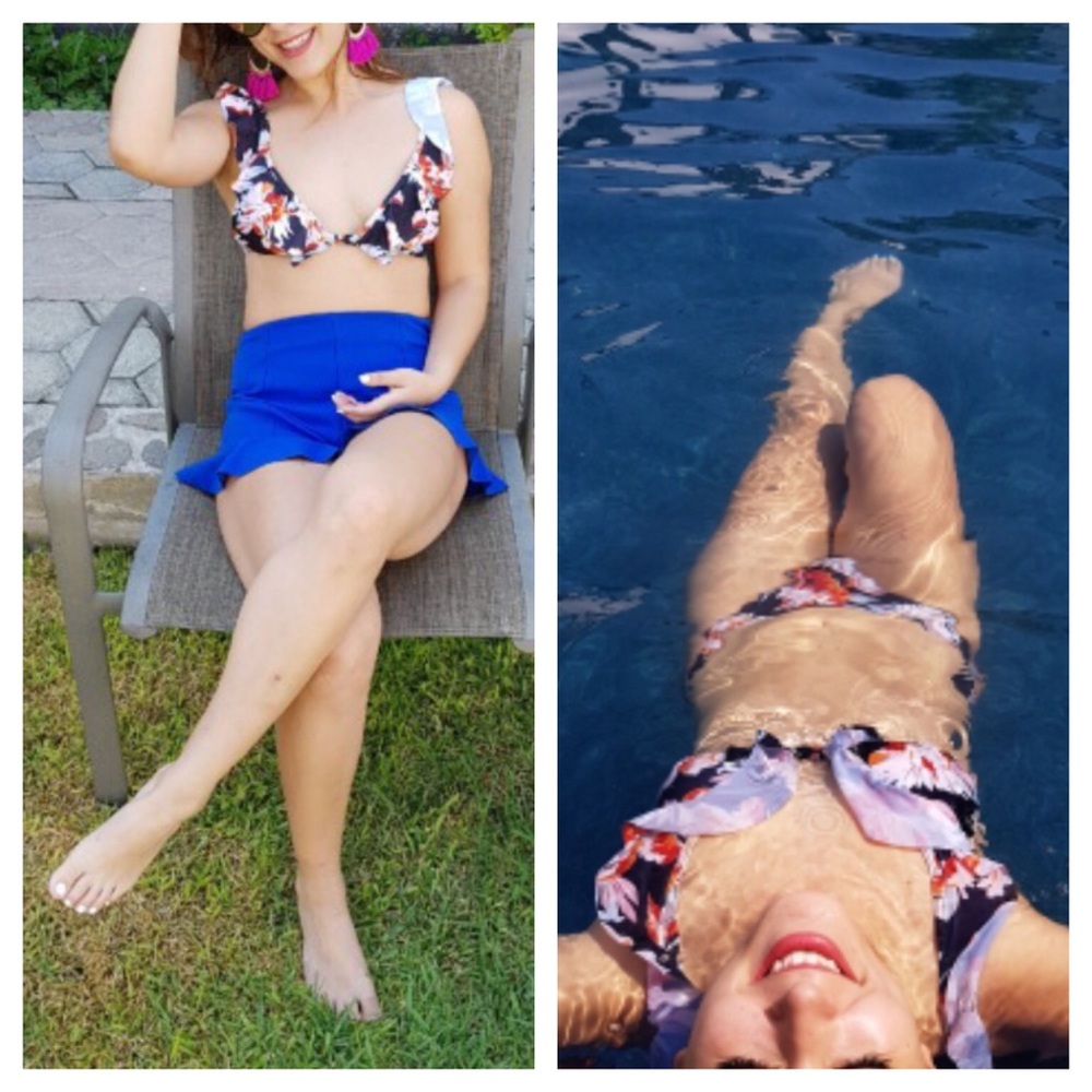 ✨HP!✨ Ruffle Floral Bikini - Picture 4 of 8